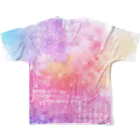 Canon3Rの水彩アート(両面) All-Over Print T-Shirt :back