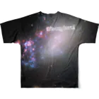 #wlmのPOINTS OYABAN galaxy フルグラフィックTシャツの背面