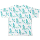 made blueのPeppermint All-Over Print T-Shirt :back