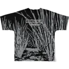 猫と釣り人のBLACK BASS2_FB_FK All-Over Print T-Shirt :back