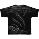猫と釣り人のタチウオ_FB_BK All-Over Print T-Shirt :back