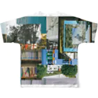 こんぽたーじゅまるのストリートデザイン フルグラフィックTシャツの背面