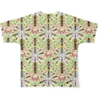 TETETEN SHOPのBUGS & CRAFTS 001 All-Over Print T-Shirt :back