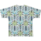 TETETEN SHOPのBUGS & CRAFTS 001 All-Over Print T-Shirt :back