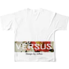 VERSUS Design by JuRanのVERSUS® Mandala フルグラフィックTシャツの背面