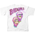 Original Baddie Club のBAD💖PRINCESS フルグラフィックTシャツの背面