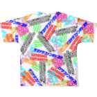 ダレデモファンタジスタ【サヨナラファンタジスタ公式グッズサイト】の主張強めなTシャツ フルグラフィックTシャツの背面