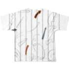 TOWA & KENJIのtowa&kenji All-Over Print T-Shirt :back