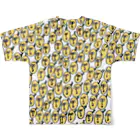 いもたろうのいっぱいいもたろう All-Over Print T-Shirt :back