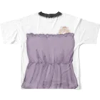 どるちぇ＊うさぎの【Lｻｲｽﾞ推奨】《1枚が2枚Tシャツ》＊きじとらといっしょ＊ All-Over Print T-Shirt :back