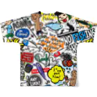 ワカボンドの爆釣アーティスティック All-Over Print T-Shirt :back