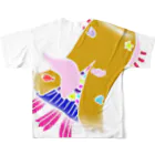 きょんここSHOPの【両面】ななめなうぱあまびえ フルグラフィックTシャツの背面