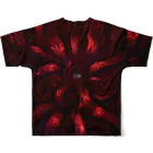 kowamoteのcatcher All-Over Print T-Shirt :back