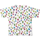 キャニコム 公式ショップの増殖カラーT フルグラフィックTシャツの背面