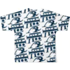 KOMIDESIGN_SUZURISHOPの愛がいっぱい All-Over Print T-Shirt :back