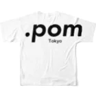 POMの.pom Tokyo フルグラフィックTシャツの背面