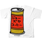 catmanjohn〜猫男じょんの反抗期には缶コーヒー。 フルグラフィックTシャツの背面