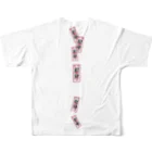 SumiReの御札　赤 All-Over Print T-Shirt :back