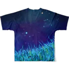 シリウスの匣の銀河鉄道のセスジスズメ All-Over Print T-Shirt :back