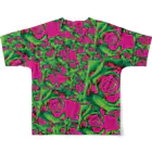  1st Shunzo's boutique の薔薇の嵐 All-Over Print T-Shirt :back