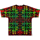  1st Shunzo's boutique のCyborg KONISHI  All-Over Print T-Shirt :back