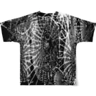  1st Shunzo's boutique のspiderweb All-Over Print T-Shirt :back