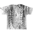  1st Shunzo's boutique のspiderweb  フルグラフィックTシャツの背面