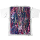 アオムラサキのViolet Flame 001 フルグラフィックTシャツの背面