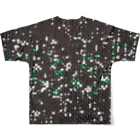 カヨラボ　スズリショップの雪と翠／カヨサトーTX All-Over Print T-Shirt :back