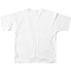 tomocco shopのスケートをしているイエティと少年の刺繍 All-Over Print T-Shirt :back