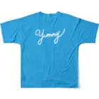 minchのYummy ソフトクリーム All-Over Print T-Shirt :back
