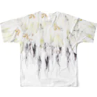 sand_ricefieldのイカ All-Over Print T-Shirt :back