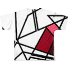 IRのCrack All-Over Print T-Shirt :back