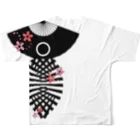 RMk→D (アールエムケード)の逆扇 桜 All-Over Print T-Shirt :back