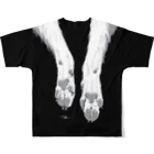 タタナ幻獣館の狼おてて All-Over Print T-Shirt :back