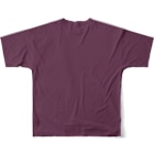 Naoka_のハッピースイカキャットなTシャツ All-Over Print T-Shirt :back