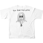 NIPPASHI SHOP™のyou two look alike フルグラフィックTシャツの背面