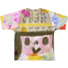 万枚ちゃんのむぎちゃん All-Over Print T-Shirt :back