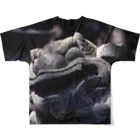 suparnaの狛犬　奈良の里より All-Over Print T-Shirt :back