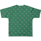 38　サンパチの剣カッチン【ひし形】　グリーン All-Over Print T-Shirt :back