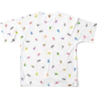 UMANIACのホースフェイスパターンTシャツ All-Over Print T-Shirt :back