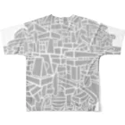 【クソったれコロナ！】海野貴彦の【クソったれコロナ！】海野貴彦デザイン All-Over Print T-Shirt :back