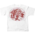 猪武者のWild BoA All-Over Print T-Shirt :back