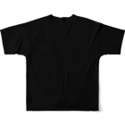 衝動的意匠物品店　「兄貴」のナンバープレートみたいなのん All-Over Print T-Shirt :back