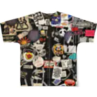 TOKYO STREET STICKERSのグラフィティ#8 All-Over Print T-Shirt :back