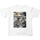 %PHZAKEのPHZAKE(ふざけ) / バルーン All-Over Print T-Shirt :back