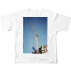 Adrenaline  Paradiseの2020Barcelona giraffe フルグラフィックTシャツの背面