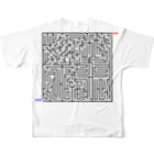 いせだまや（CreatiVe & DeSign）のMaze（絆） All-Over Print T-Shirt :back