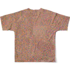ヨシヒコショップのカラーフチなしフルグラフィックTシャツ。 フルグラフィックTシャツの背面