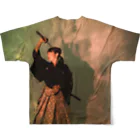 女流剣士 野内花峰 オリジナルグッズ販売所の野内花峰　鮮やかフルグラフィックTシャツ フルグラフィックTシャツの背面